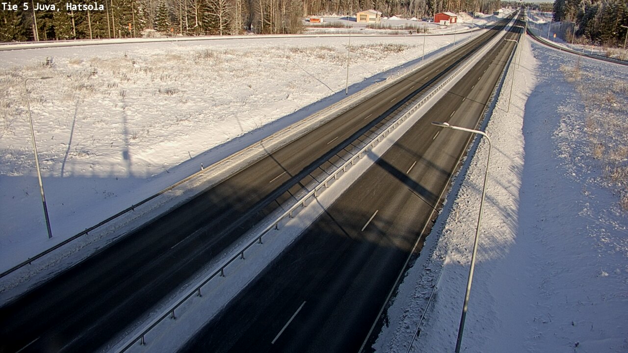 Weather Camera Image Road 5 Juva, Hatsola, Juva, Etelä-Savo