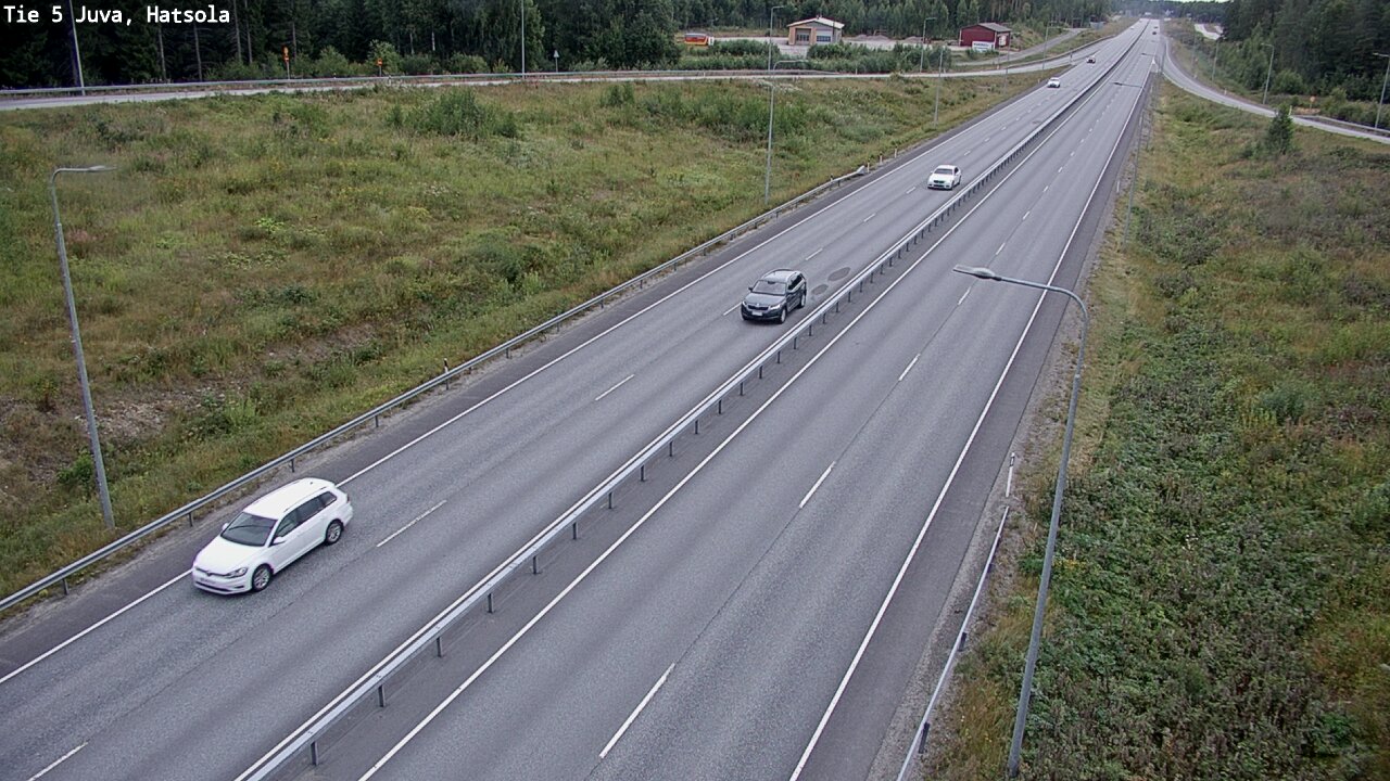 Weather Camera Image Väg 5 Juva, Hatsola, Juva, Etelä-Savo