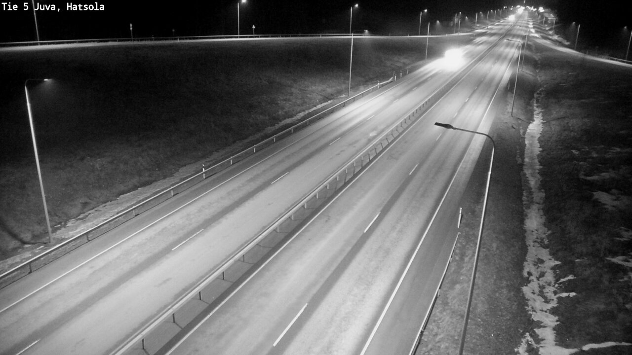 Weather Camera Image Väg 5 Juva, Hatsola, Juva, Etelä-Savo
