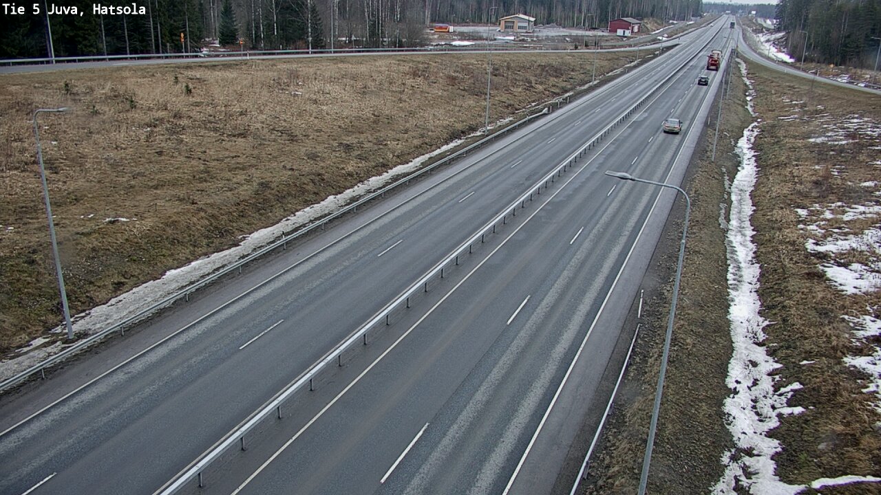 Weather Camera Image Road 5 Juva, Hatsola, Juva, Etelä-Savo