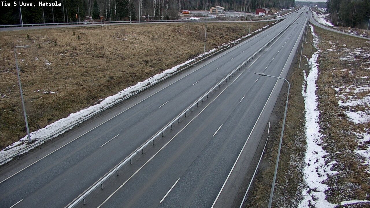 Weather Camera Image Road 5 Juva, Hatsola, Juva, Etelä-Savo