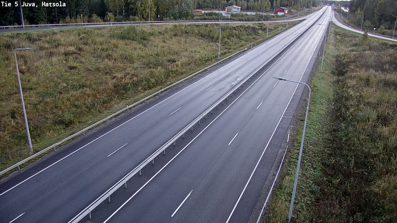 Weather Camera Image Väg 5 Juva, Hatsola, Juva, Etelä-Savo