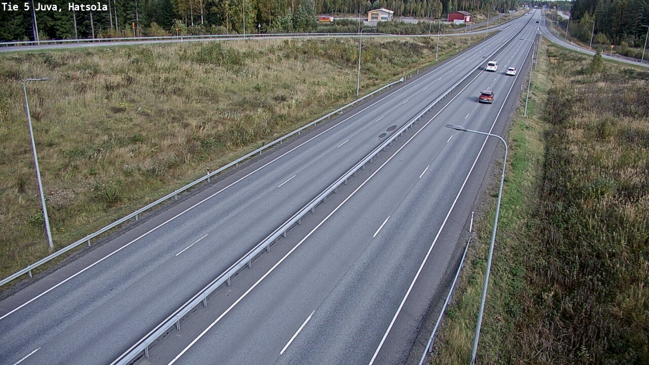 Weather Camera Image Väg 5 Juva, Hatsola, Juva, Etelä-Savo