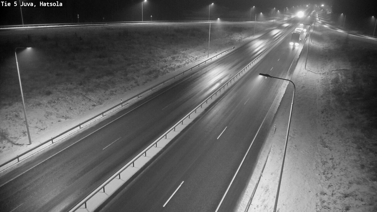 Weather Camera Image Väg 5 Juva, Hatsola, Juva, Etelä-Savo