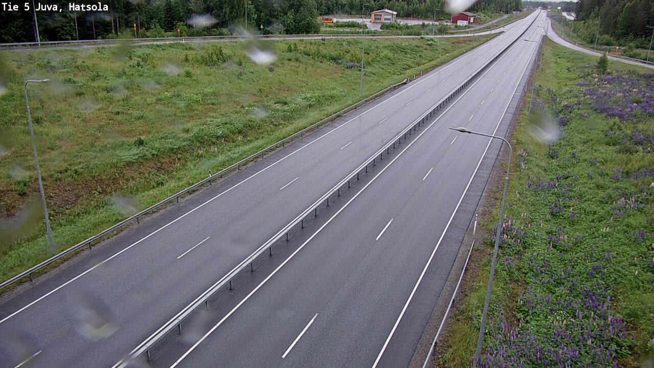Weather Camera Image Väg 5 Juva, Hatsola, Juva, Etelä-Savo