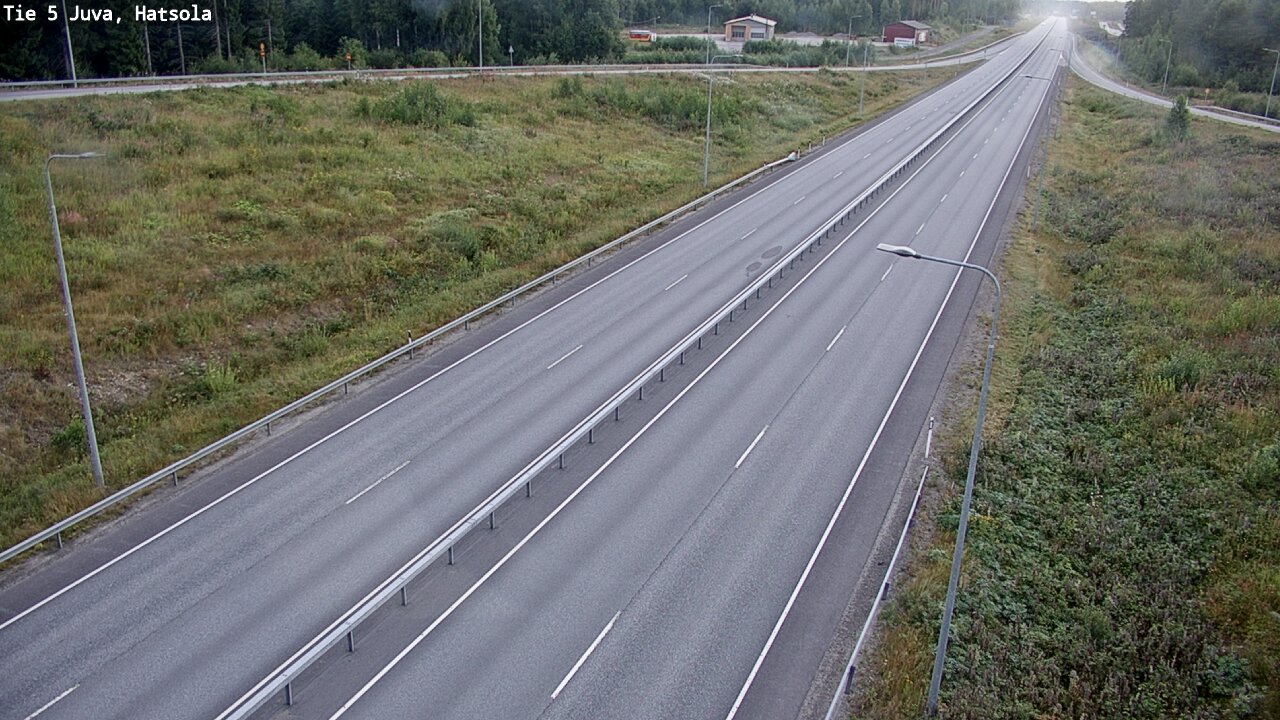 Weather Camera Image Road 5 Juva, Hatsola, Juva, Etelä-Savo