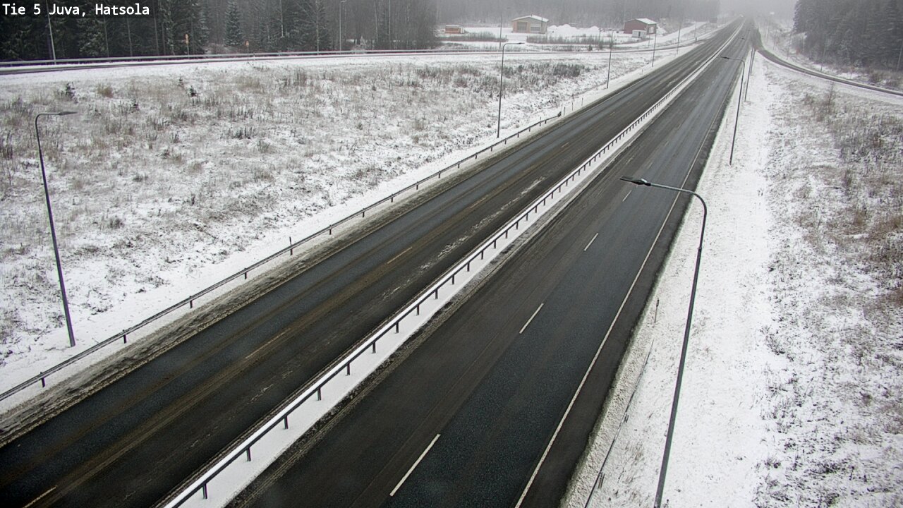 Weather Camera Image Väg 5 Juva, Hatsola, Juva, Etelä-Savo