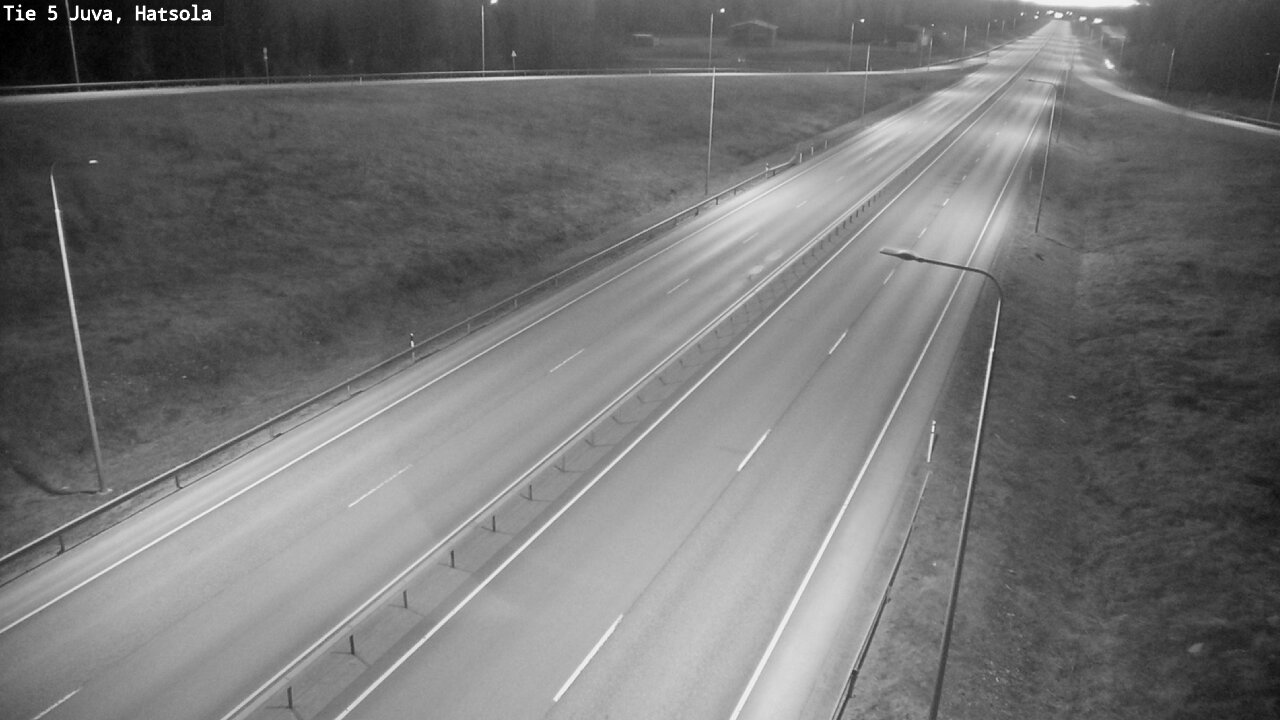 Weather Camera Image Road 5 Juva, Hatsola, Juva, Etelä-Savo
