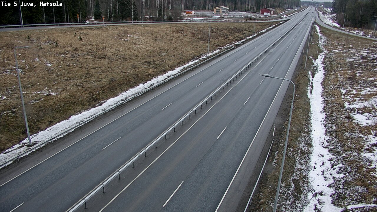 Weather Camera Image Road 5 Juva, Hatsola, Juva, Etelä-Savo