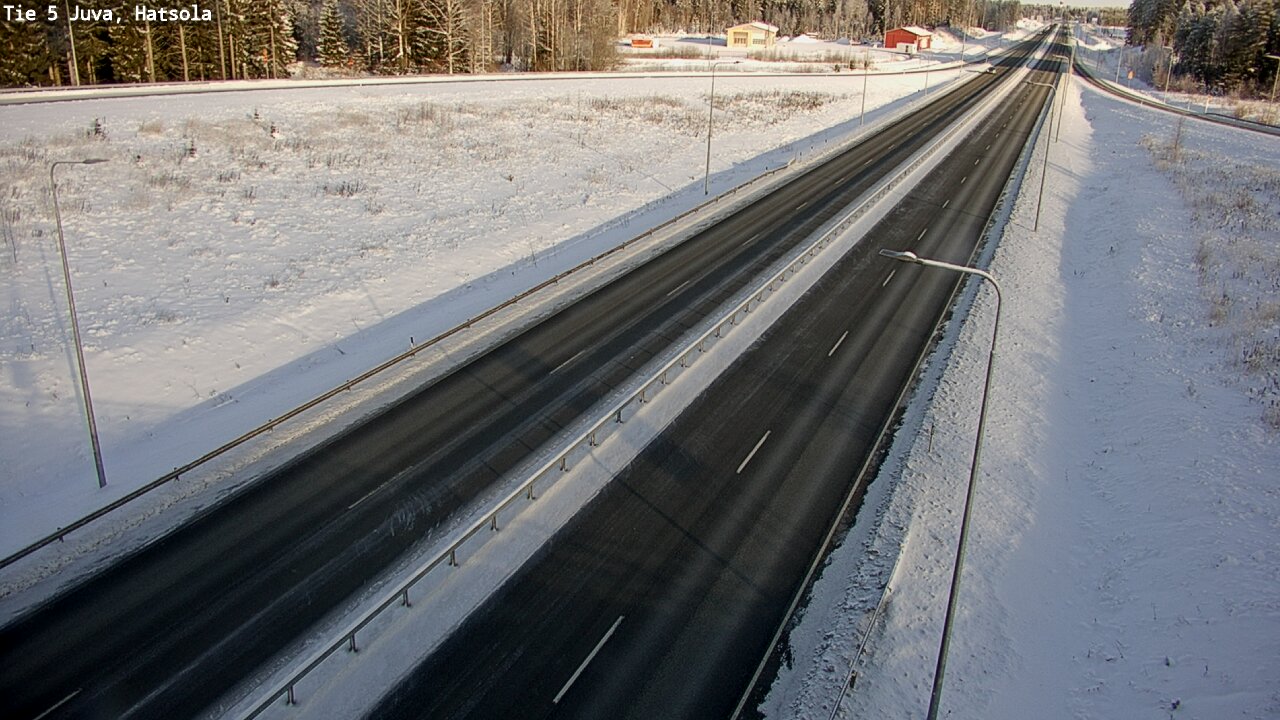 Weather Camera Image Road 5 Juva, Hatsola, Juva, Etelä-Savo