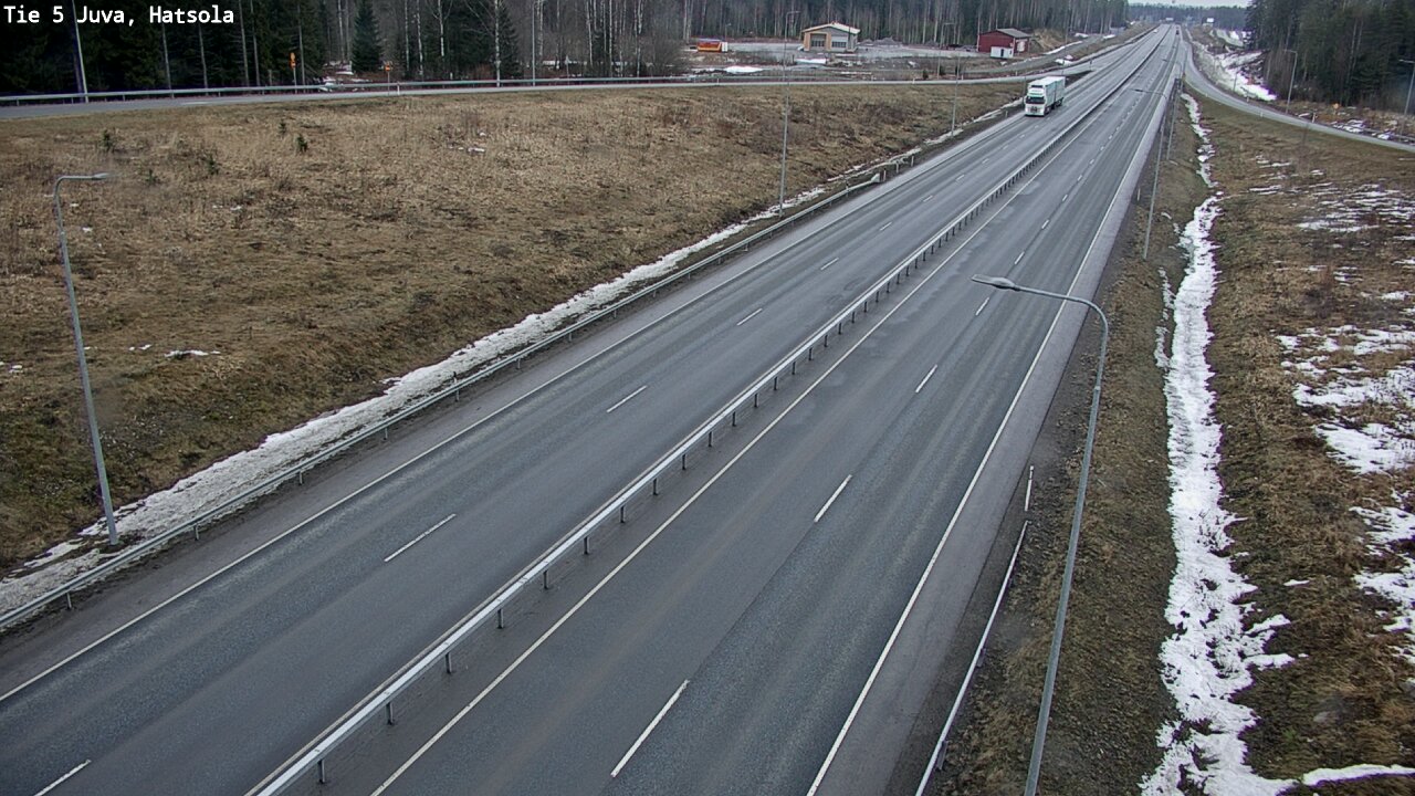 Weather Camera Image Road 5 Juva, Hatsola, Juva, Etelä-Savo