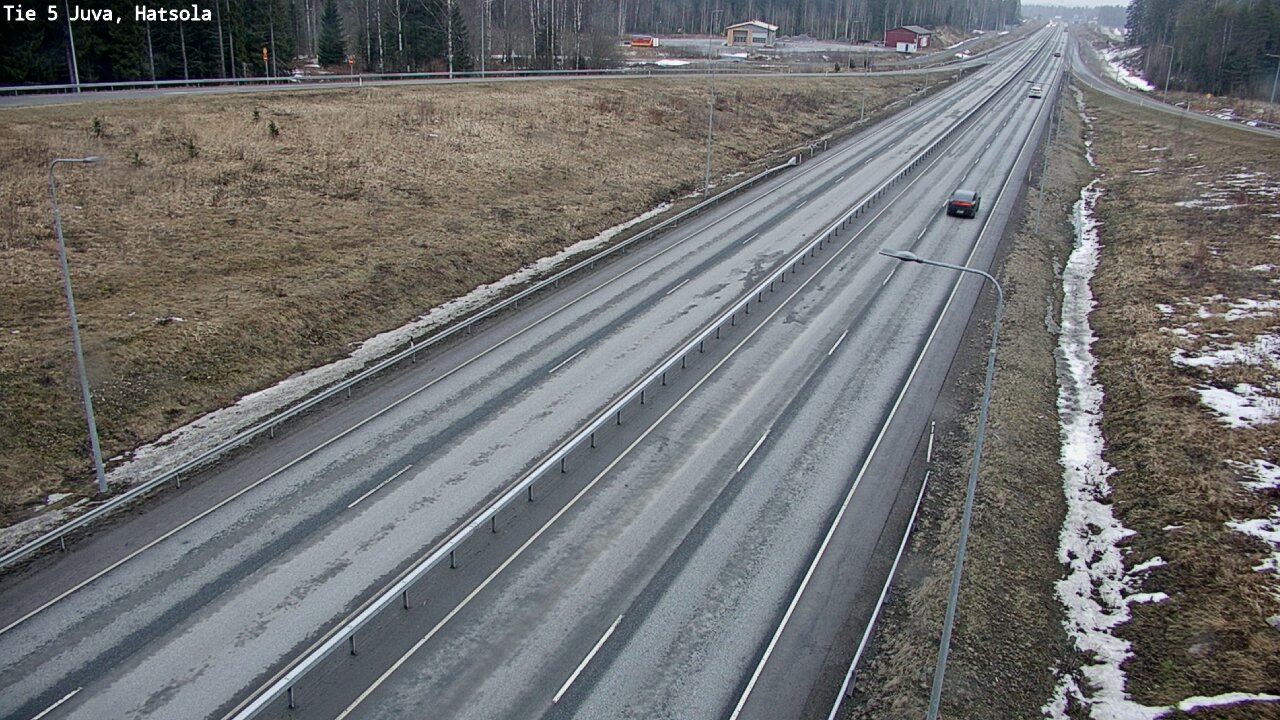 Weather Camera Image Road 5 Juva, Hatsola, Juva, Etelä-Savo