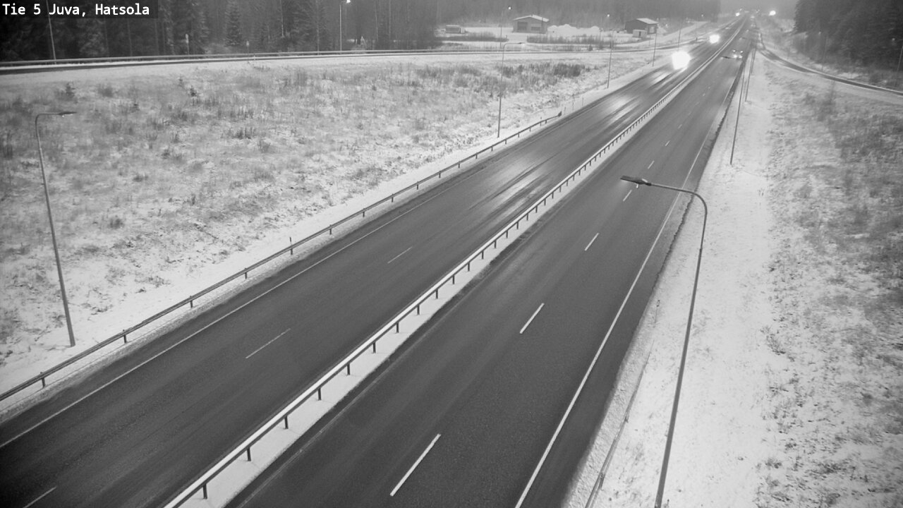 Weather Camera Image Väg 5 Juva, Hatsola, Juva, Etelä-Savo