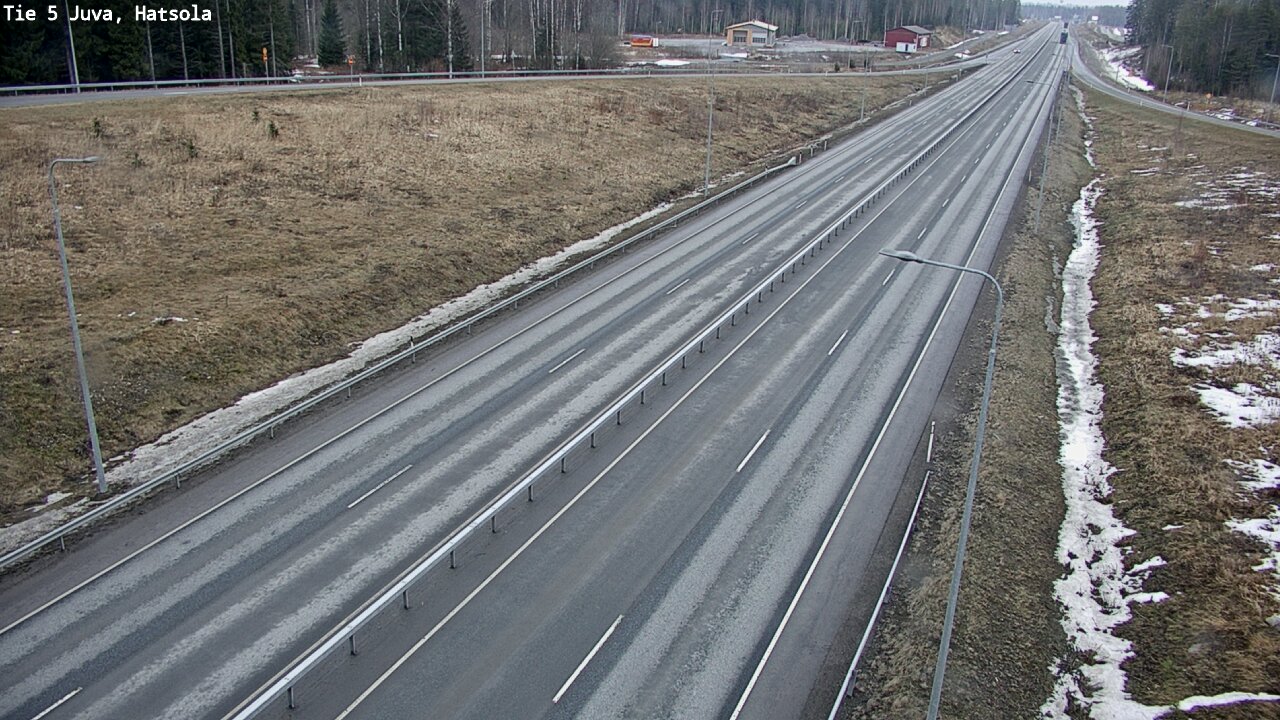 Weather Camera Image Road 5 Juva, Hatsola, Juva, Etelä-Savo