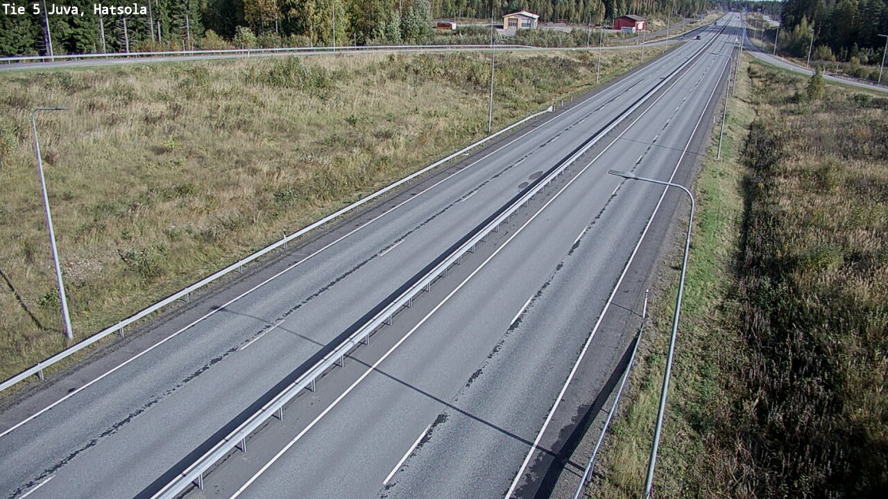 Weather Camera Image Väg 5 Juva, Hatsola, Juva, Etelä-Savo