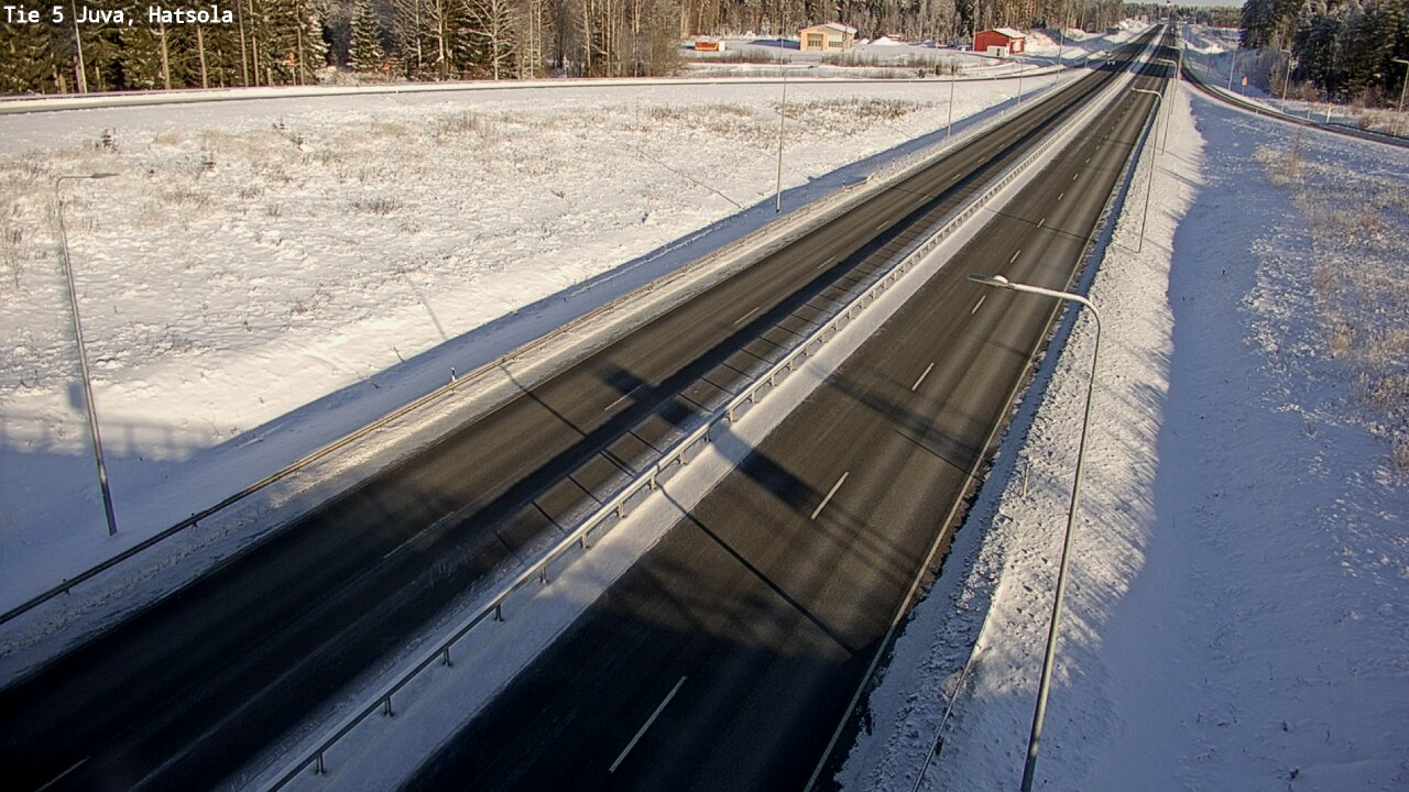 Weather Camera Image Road 5 Juva, Hatsola, Juva, Etelä-Savo