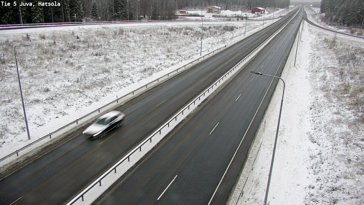 Weather Camera Image Väg 5 Juva, Hatsola, Juva, Etelä-Savo