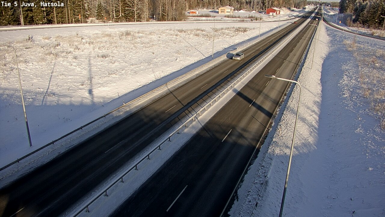 Weather Camera Image Road 5 Juva, Hatsola, Juva, Etelä-Savo