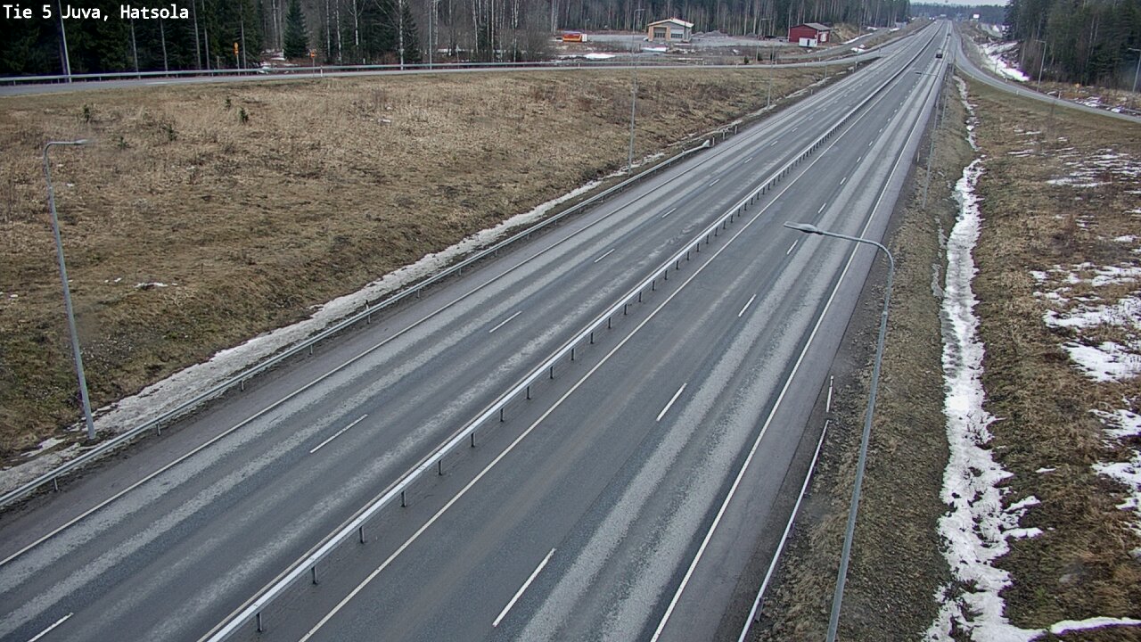 Weather Camera Image Road 5 Juva, Hatsola, Juva, Etelä-Savo