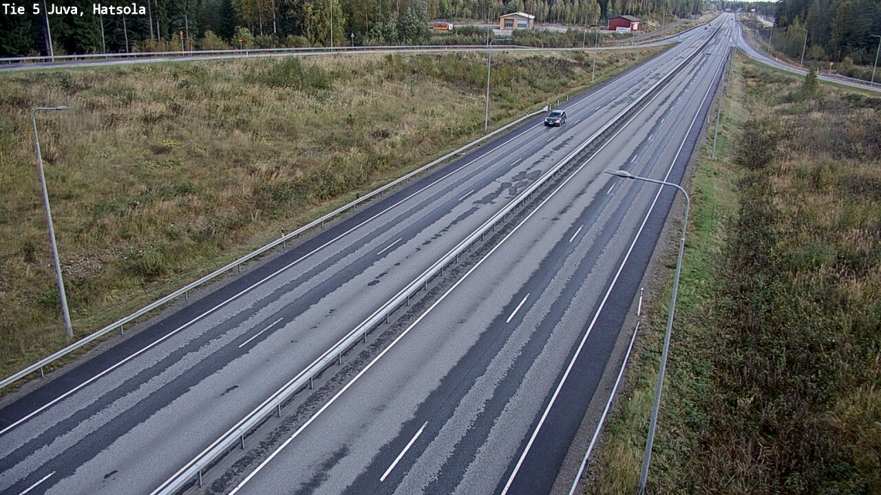 Weather Camera Image Road 5 Juva, Hatsola, Juva, Etelä-Savo