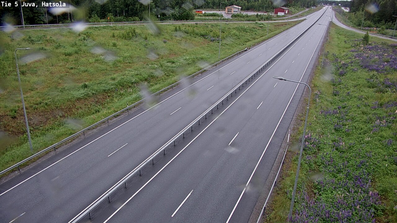 Weather Camera Image Väg 5 Juva, Hatsola, Juva, Etelä-Savo