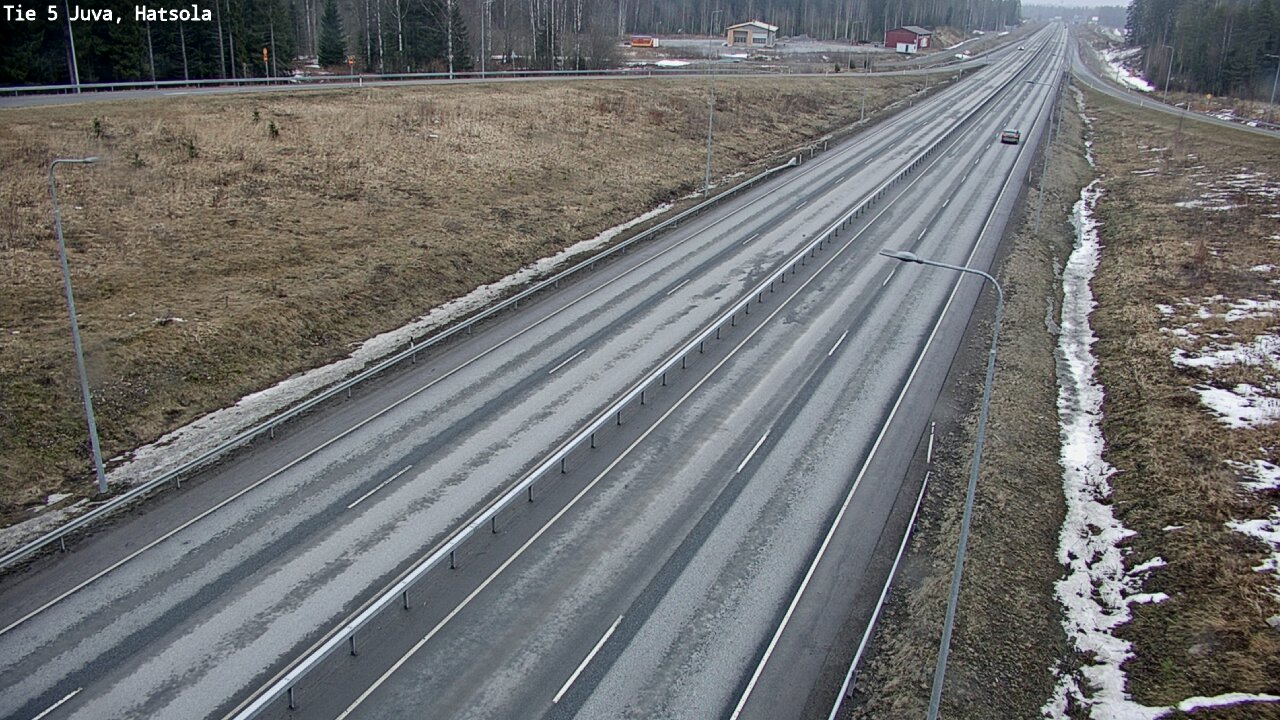 Weather Camera Image Road 5 Juva, Hatsola, Juva, Etelä-Savo