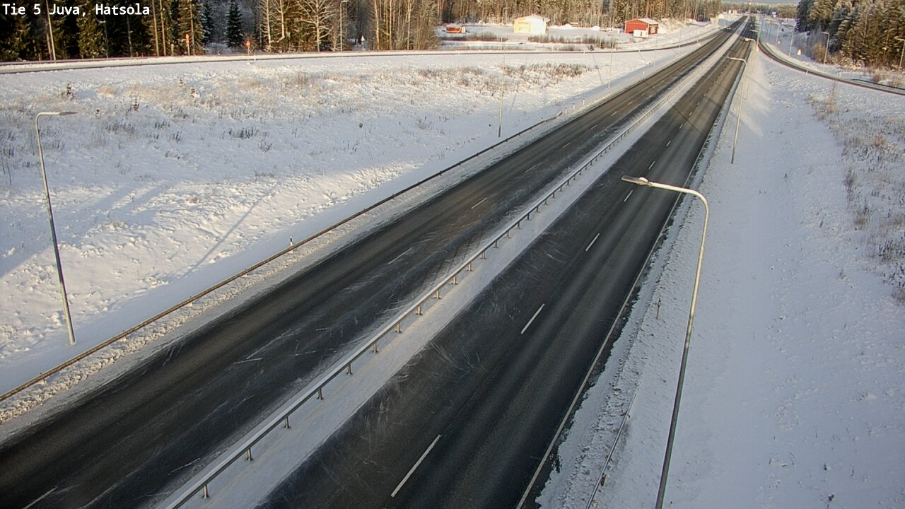 Weather Camera Image Road 5 Juva, Hatsola, Juva, Etelä-Savo