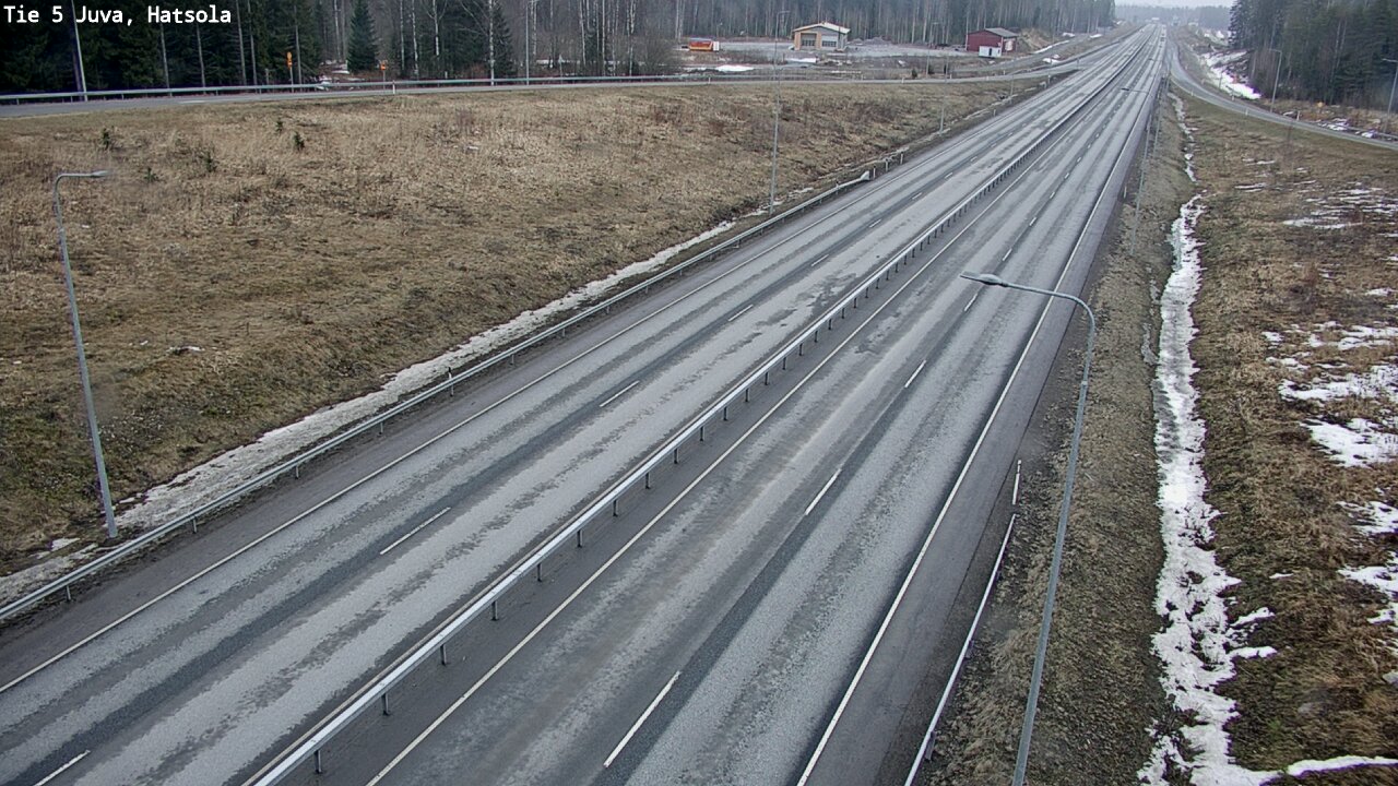 Weather Camera Image Road 5 Juva, Hatsola, Juva, Etelä-Savo