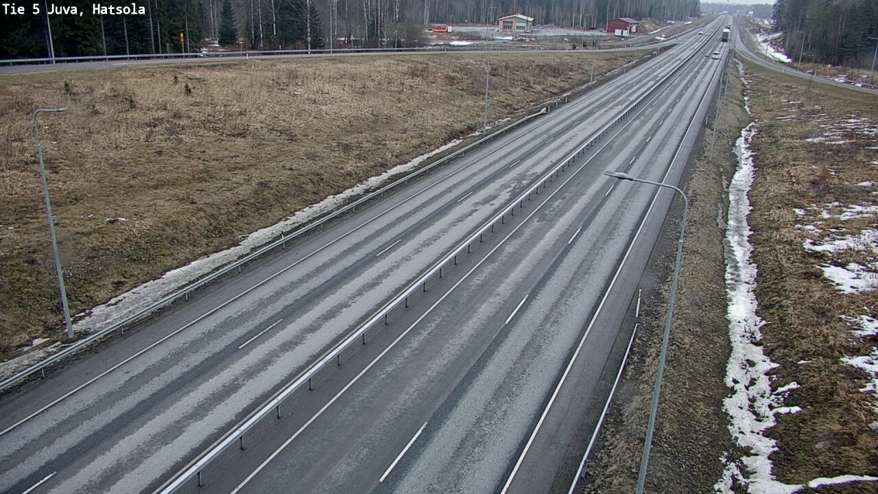 Weather Camera Image Road 5 Juva, Hatsola, Juva, Etelä-Savo