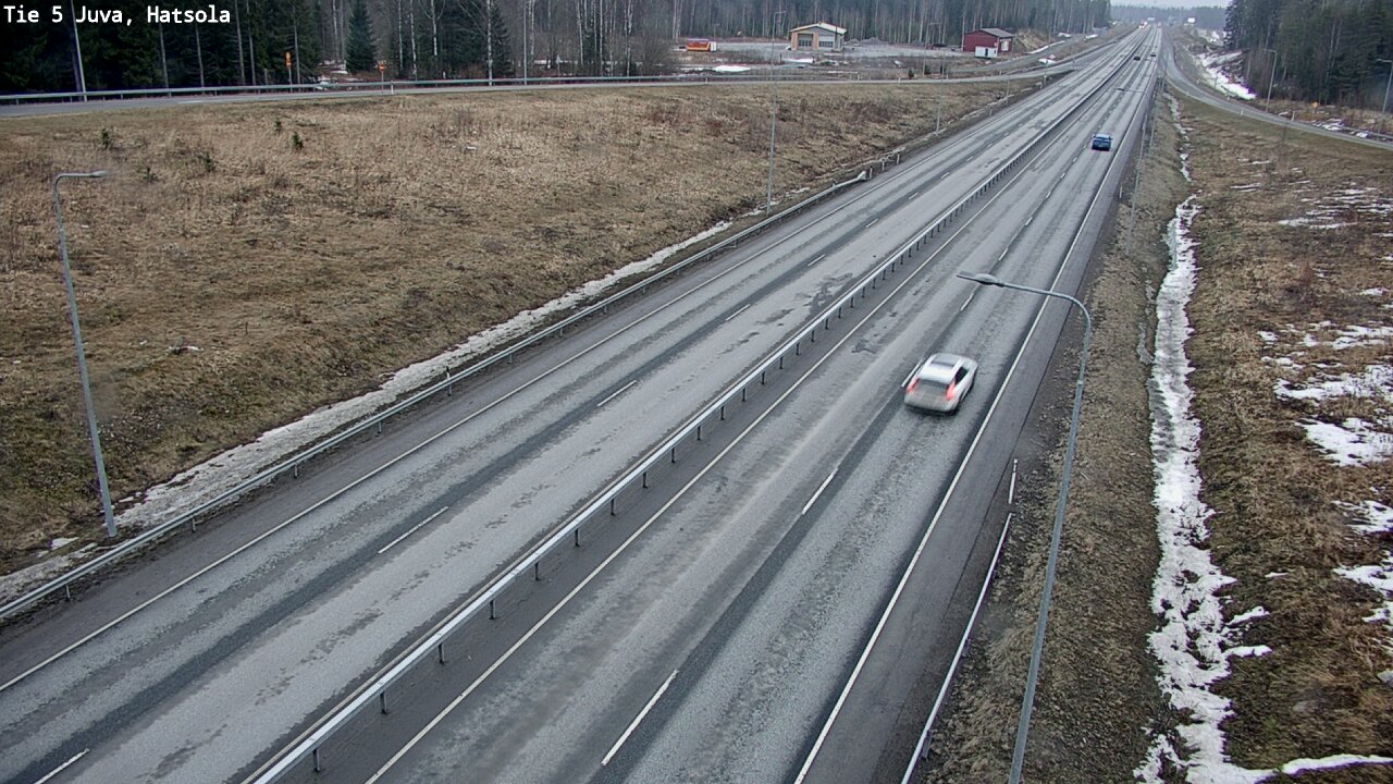 Weather Camera Image Road 5 Juva, Hatsola, Juva, Etelä-Savo