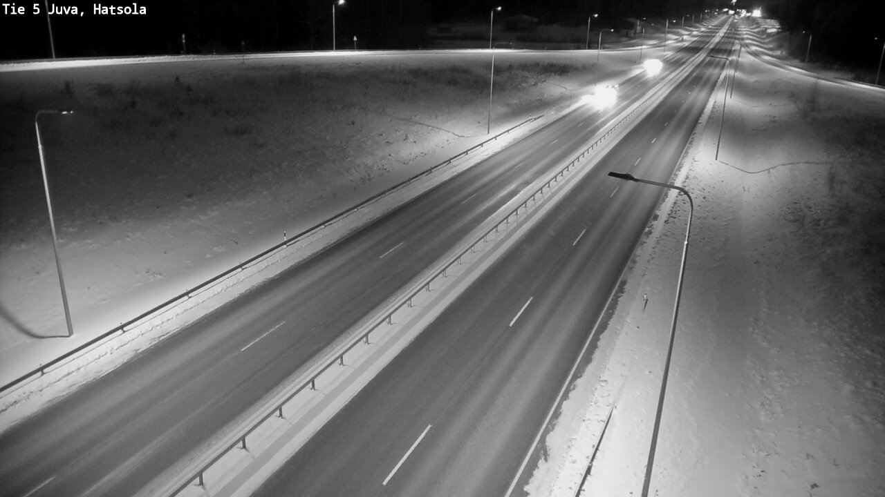 Weather Camera Image Väg 5 Juva, Hatsola, Juva, Etelä-Savo