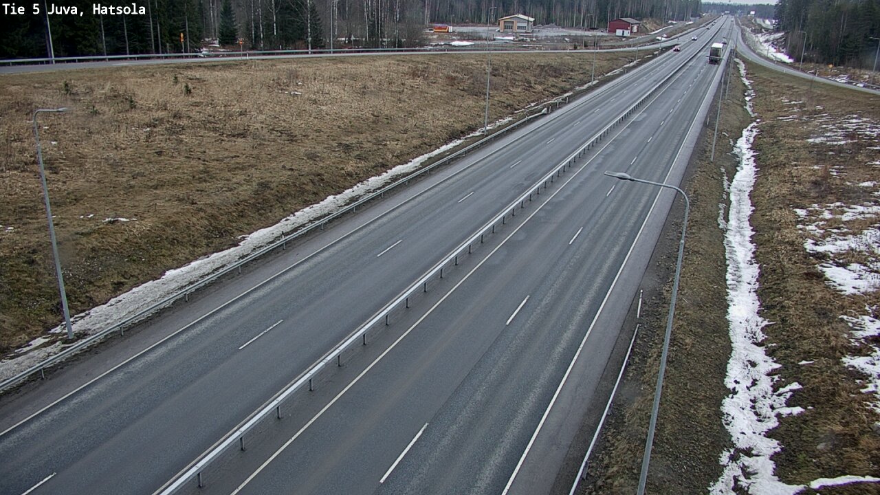 Weather Camera Image Road 5 Juva, Hatsola, Juva, Etelä-Savo