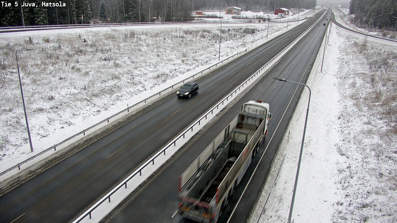 Weather Camera Image Väg 5 Juva, Hatsola, Juva, Etelä-Savo