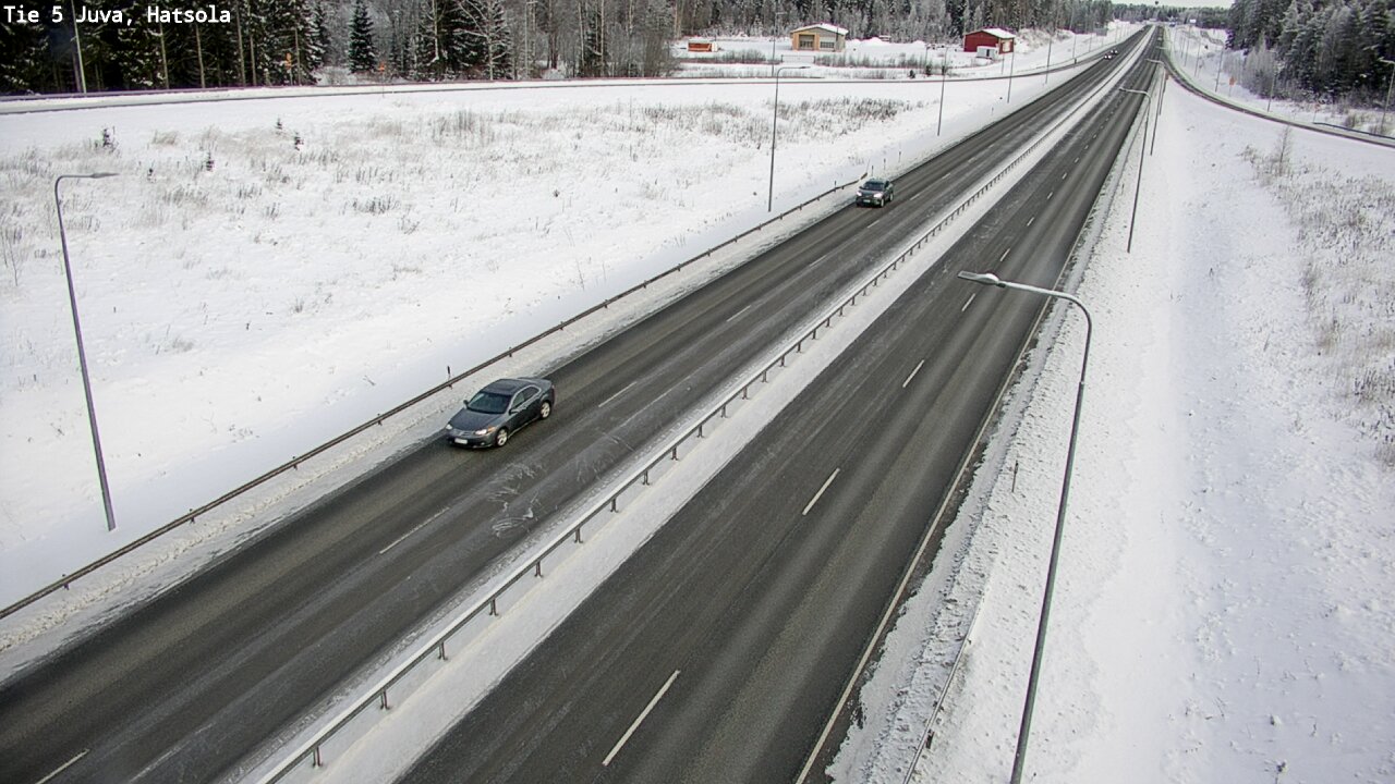 Weather Camera Image Road 5 Juva, Hatsola, Juva, Etelä-Savo