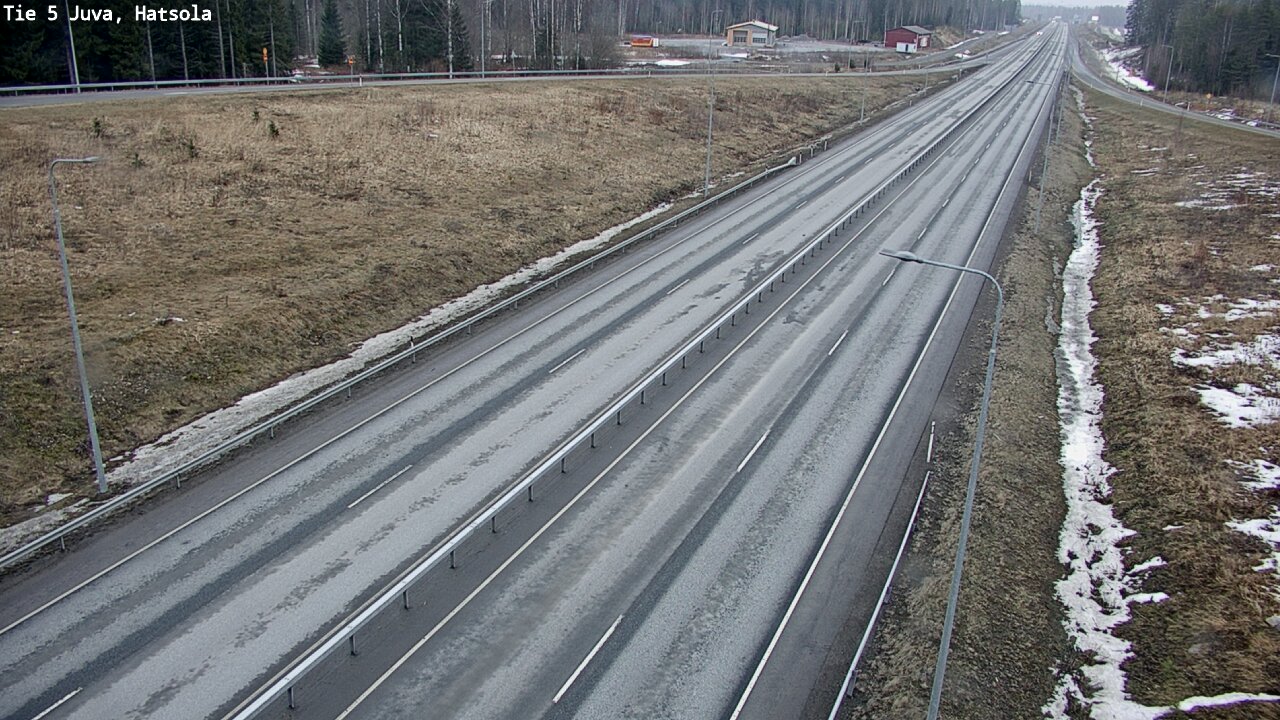 Weather Camera Image Road 5 Juva, Hatsola, Juva, Etelä-Savo
