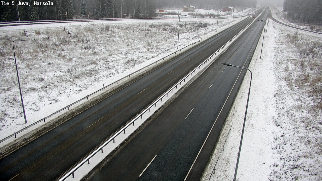 Weather Camera Image Väg 5 Juva, Hatsola, Juva, Etelä-Savo