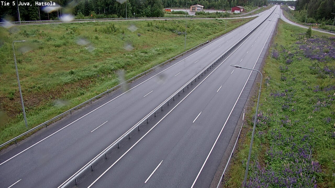 Weather Camera Image Väg 5 Juva, Hatsola, Juva, Etelä-Savo