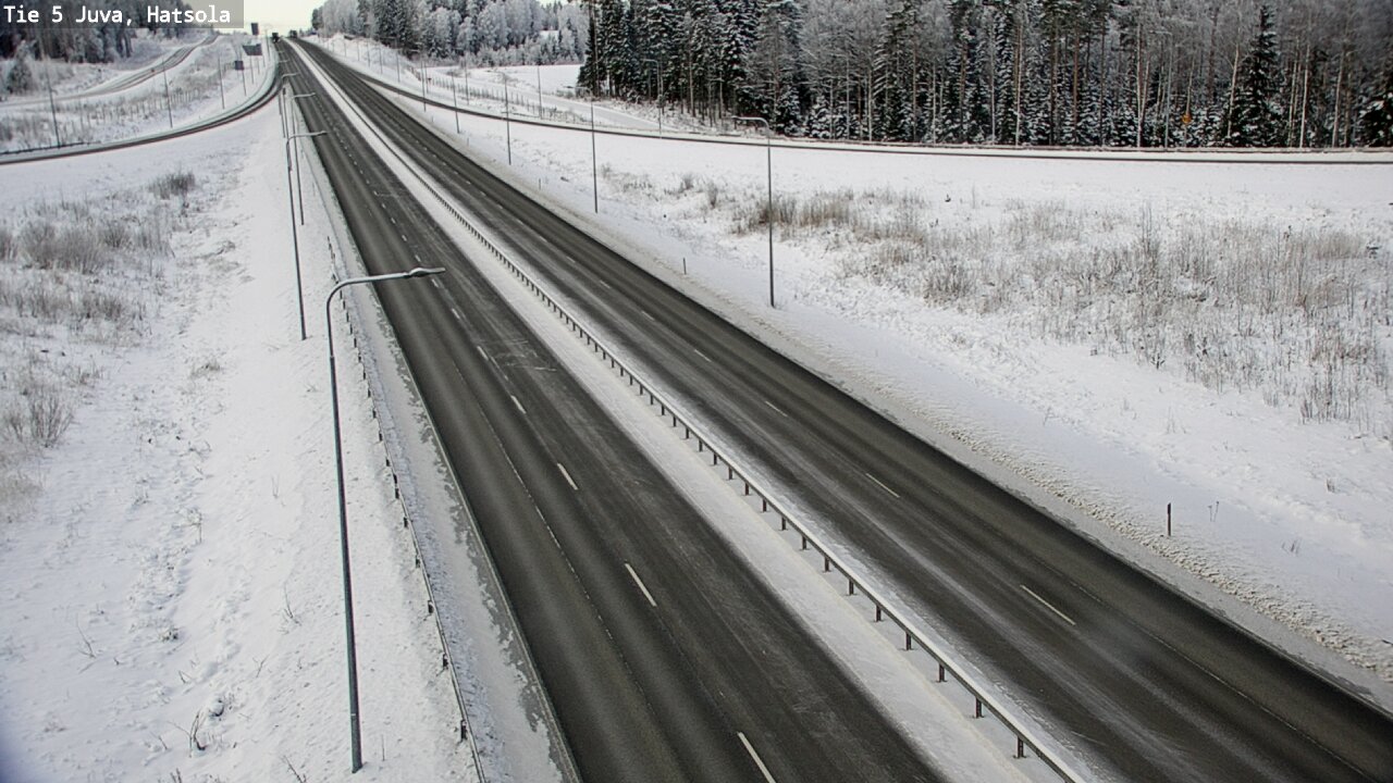 Weather Camera Image Road 5 Juva, Hatsola, Juva, Etelä-Savo