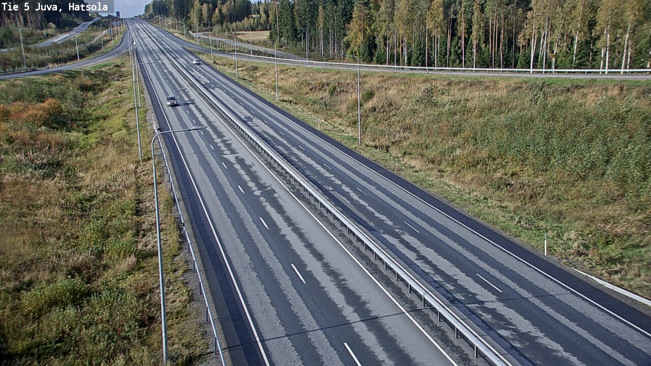 Weather Camera Image Väg 5 Juva, Hatsola, Juva, Etelä-Savo