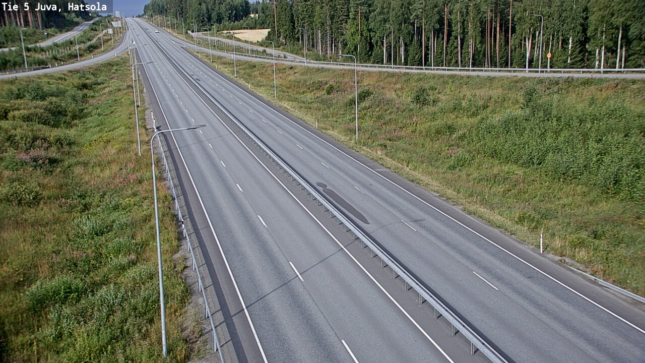 Weather Camera Image Road 5 Juva, Hatsola, Juva, Etelä-Savo