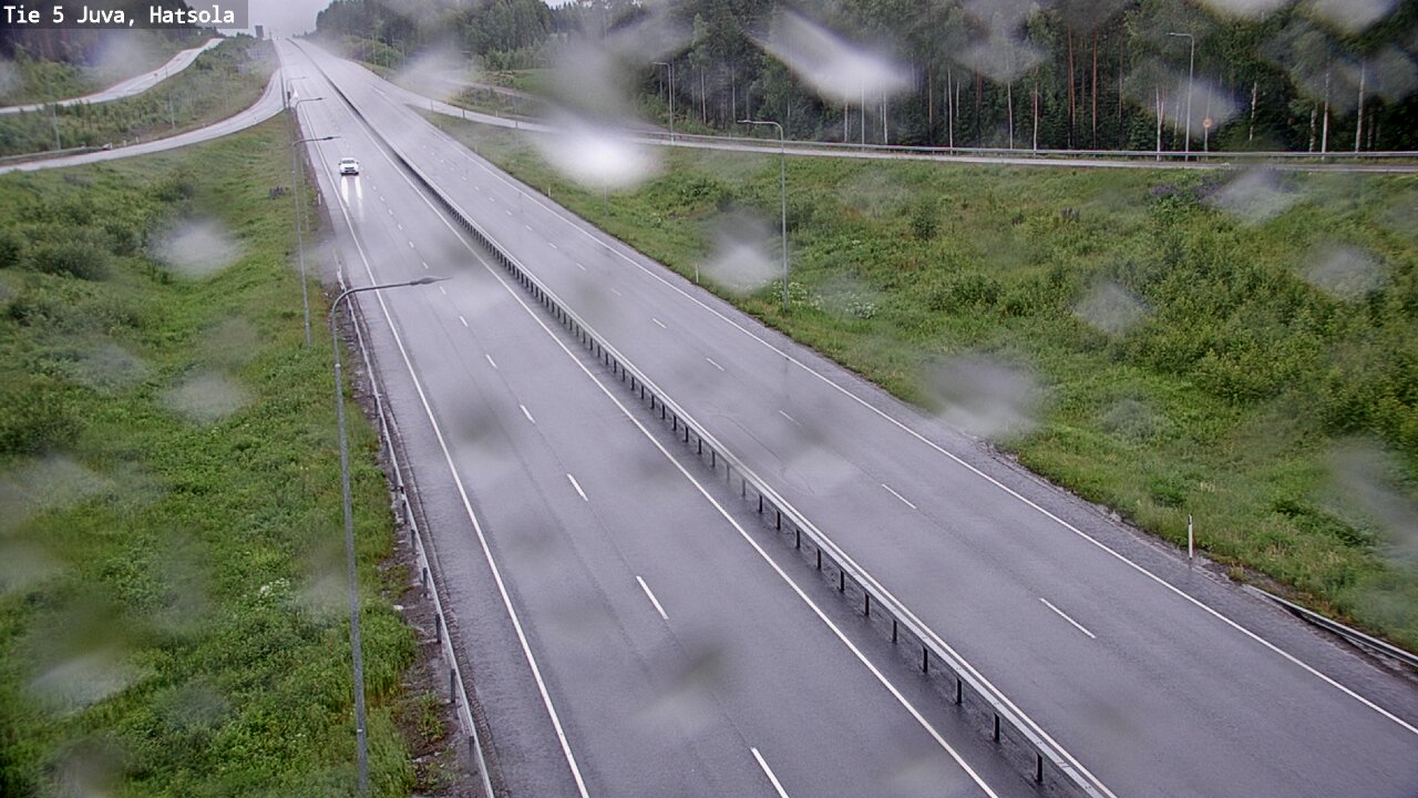 Weather Camera Image Väg 5 Juva, Hatsola, Juva, Etelä-Savo