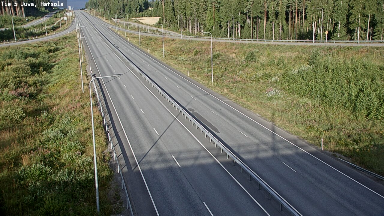 Weather Camera Image Road 5 Juva, Hatsola, Juva, Etelä-Savo