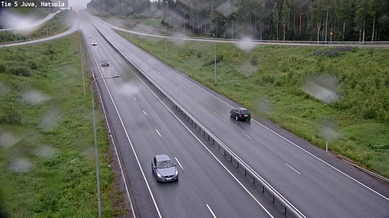 Weather Camera Image Väg 5 Juva, Hatsola, Juva, Etelä-Savo