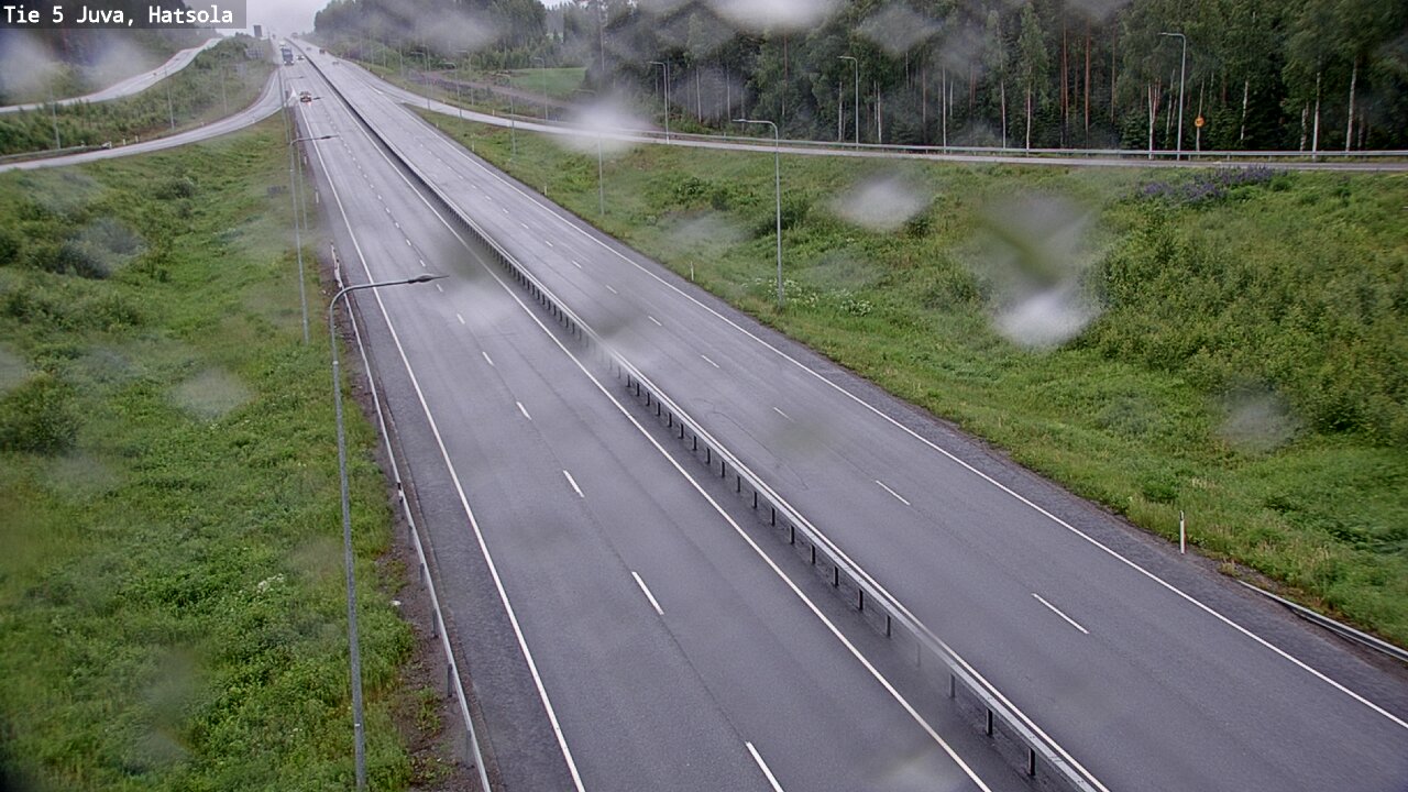 Weather Camera Image Väg 5 Juva, Hatsola, Juva, Etelä-Savo