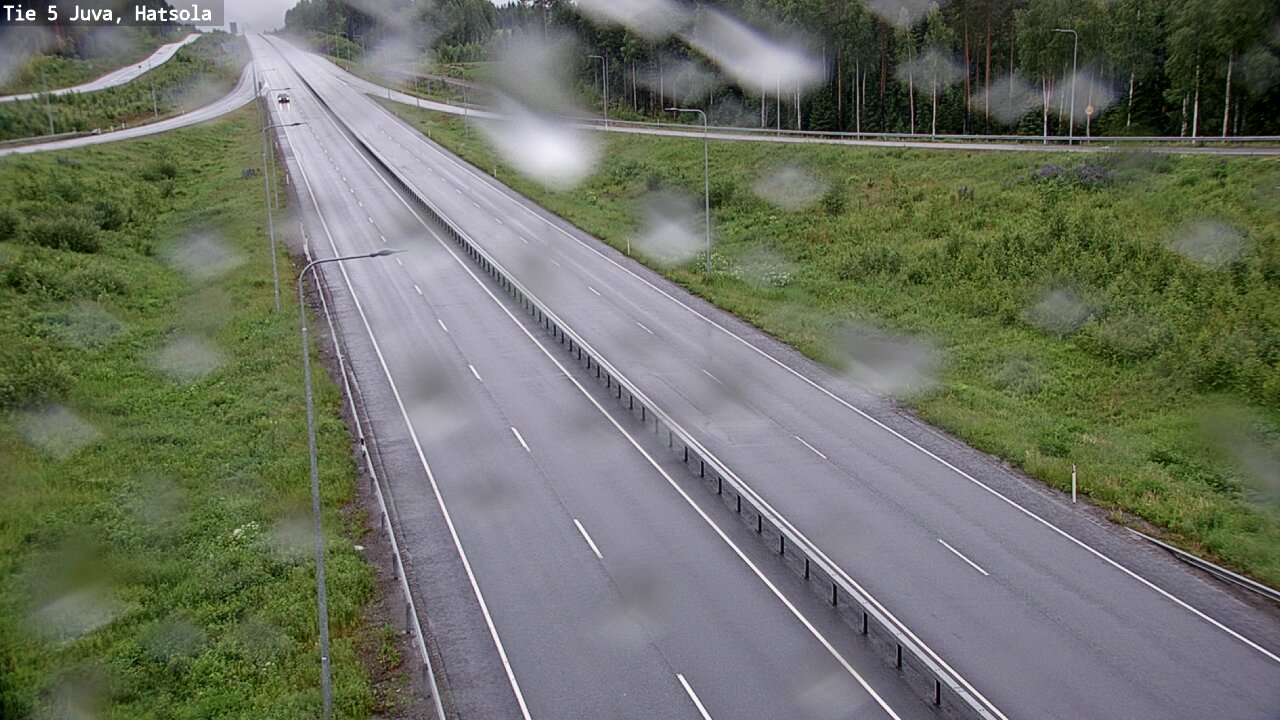 Weather Camera Image Väg 5 Juva, Hatsola, Juva, Etelä-Savo