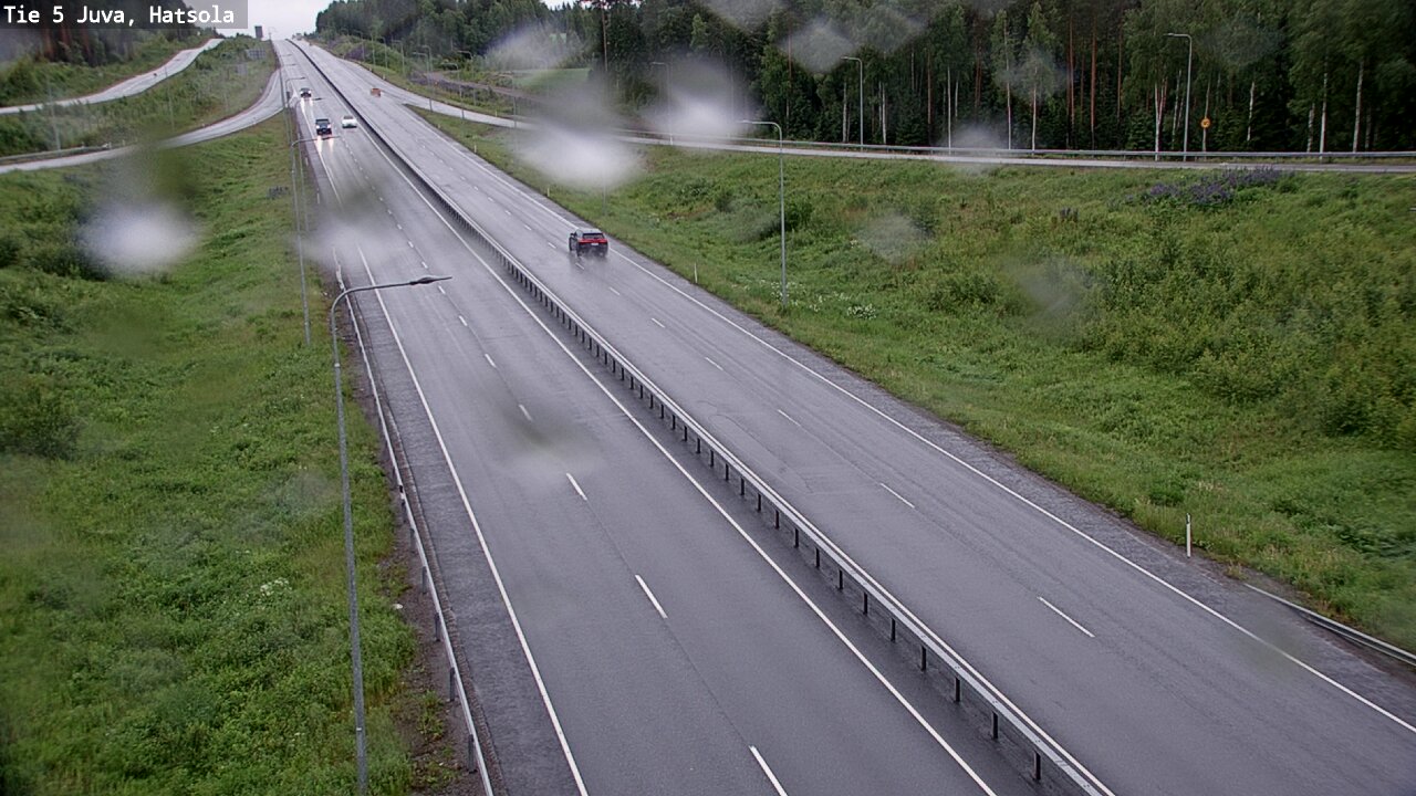 Weather Camera Image Väg 5 Juva, Hatsola, Juva, Etelä-Savo