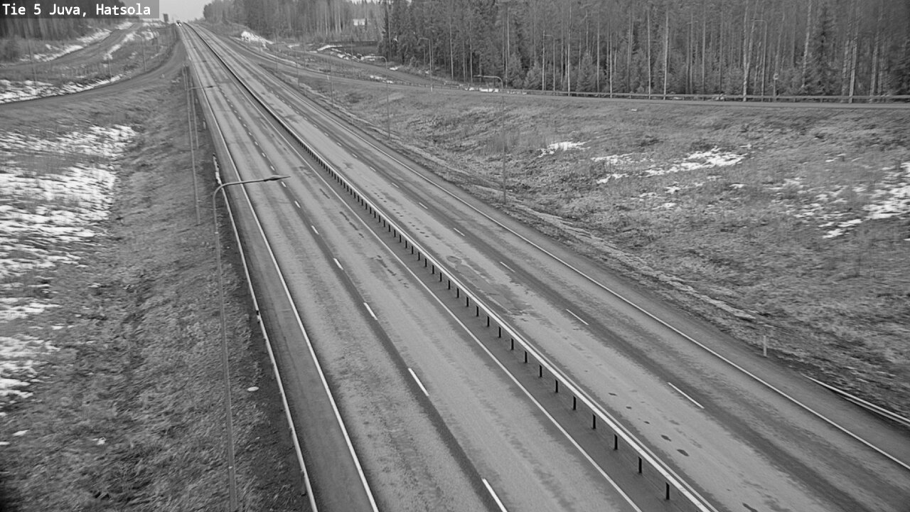 Weather Camera Image Road 5 Juva, Hatsola, Juva, Etelä-Savo