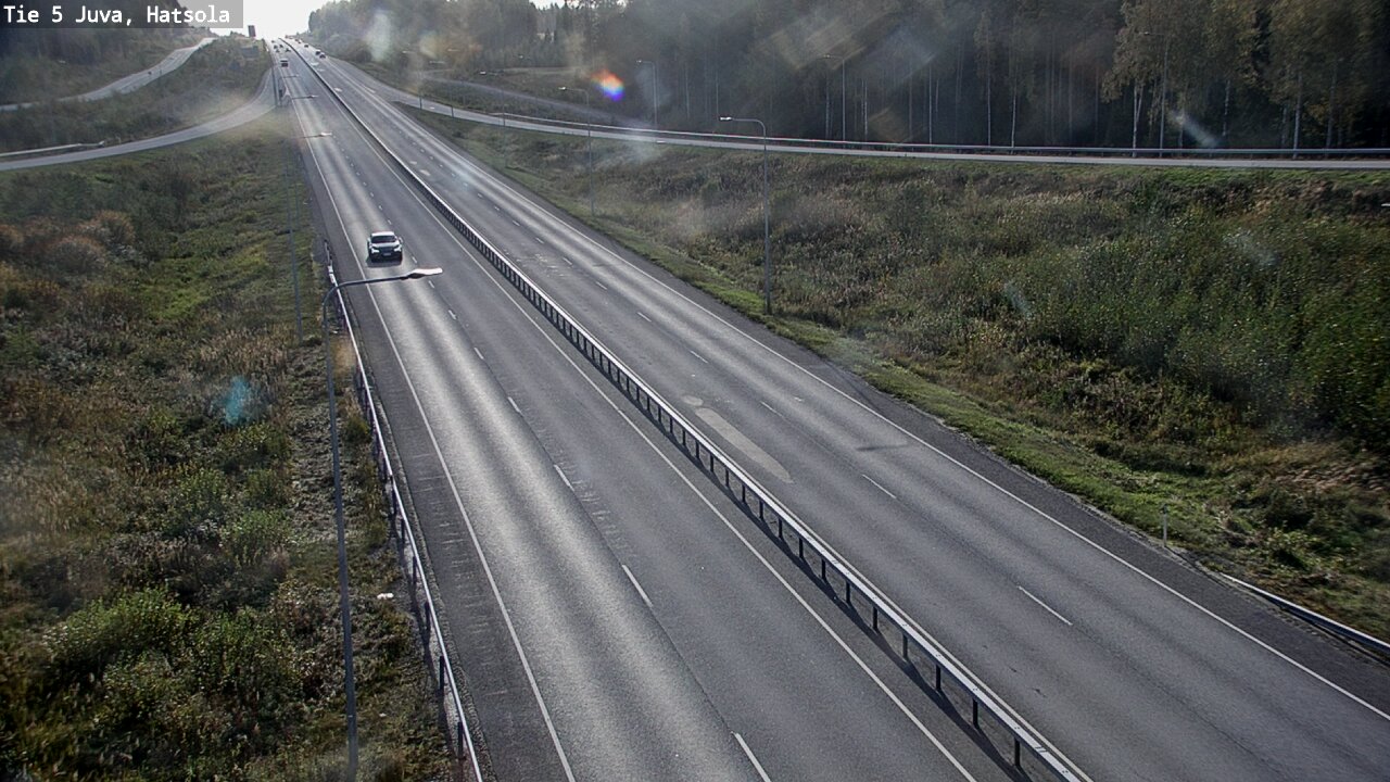 Weather Camera Image Väg 5 Juva, Hatsola, Juva, Etelä-Savo