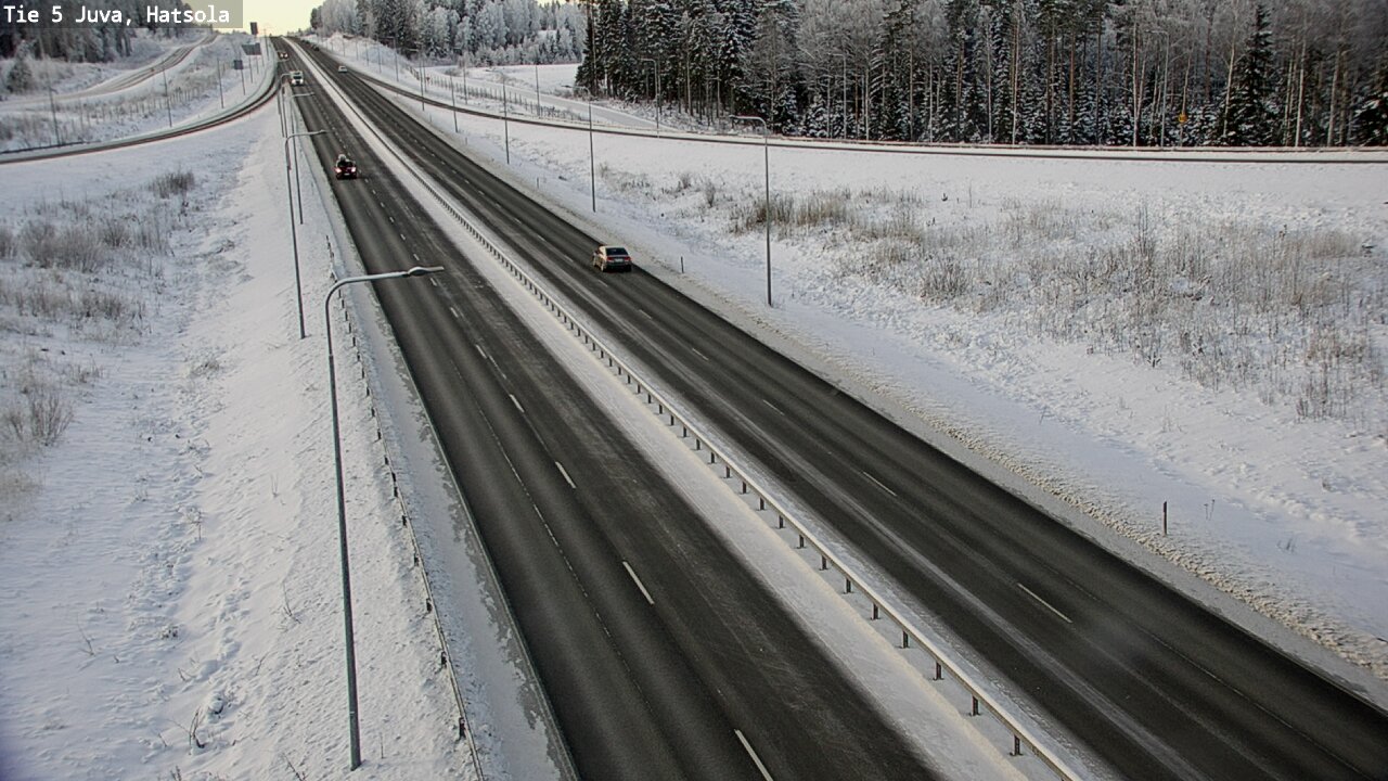 Weather Camera Image Väg 5 Juva, Hatsola, Juva, Etelä-Savo