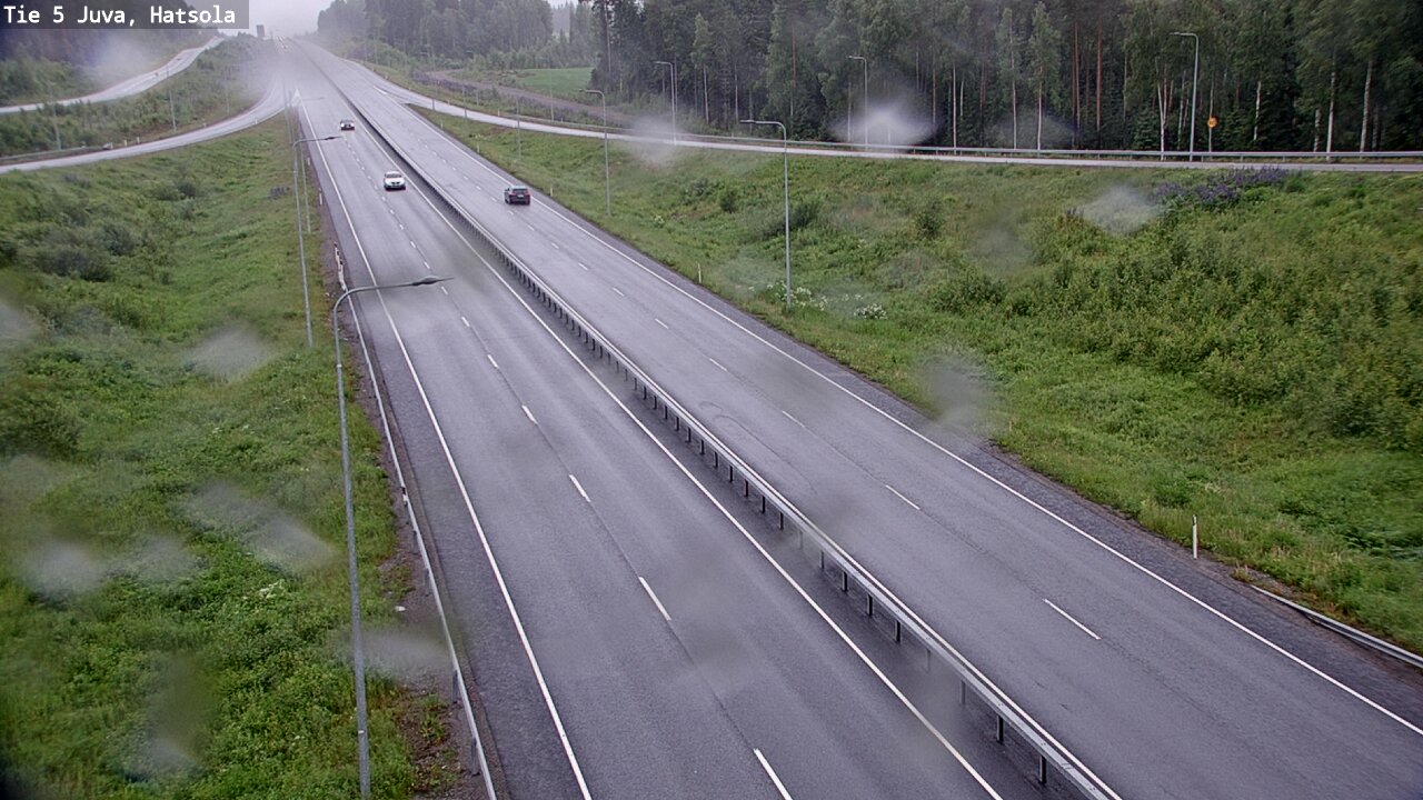Weather Camera Image Väg 5 Juva, Hatsola, Juva, Etelä-Savo